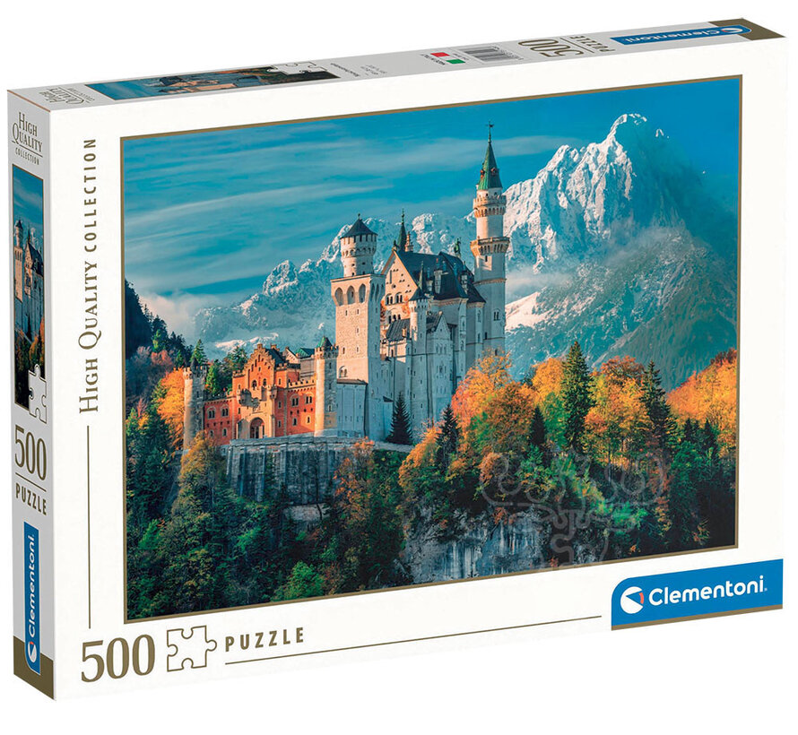 Clementoni Neuschwanstein Castle Puzzle 500pcs - ORIGINAL BOX SIZE