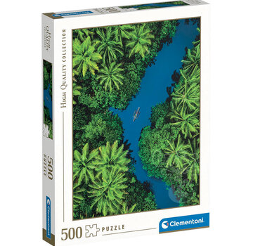 Clementoni FINAL SALE Clementoni Tropical Aerial Puzzle 500pcs -ORIGINAL BOX SIZE