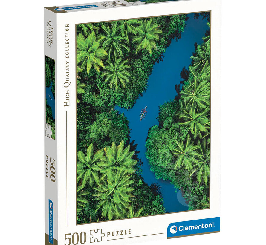 FINAL SALE Clementoni Tropical Aerial Puzzle 500pcs -ORIGINAL BOX SIZE