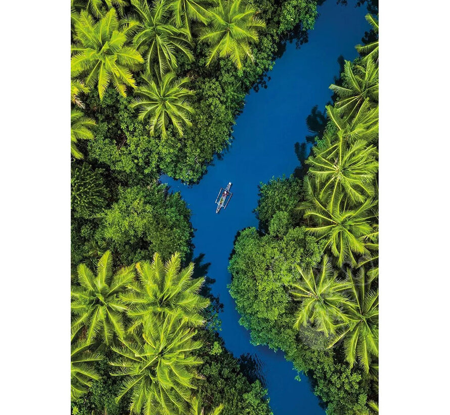 FINAL SALE Clementoni Tropical Aerial Puzzle 500pcs -ORIGINAL BOX SIZE