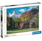 Clementoni FINAL SALE Clementoni Charming Matterhorn Puzzle 500pcs - ORIGINAL BOX SIZE