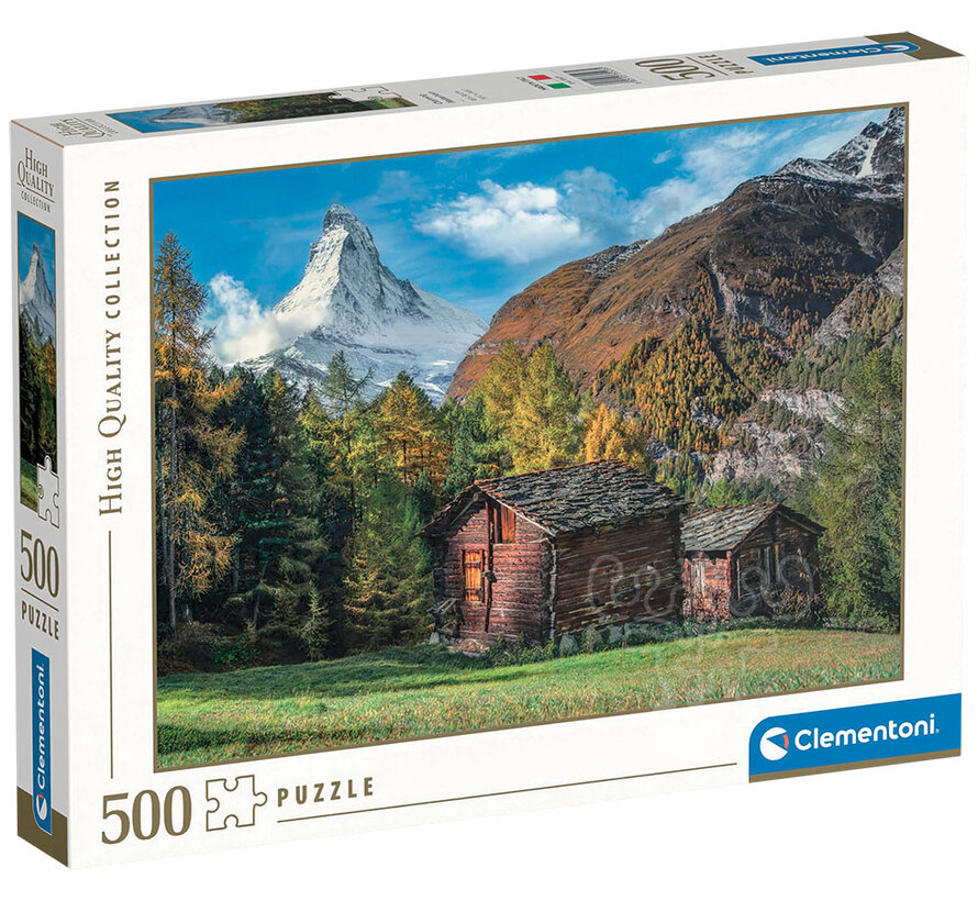 Clementoni Charming Matterhorn Puzzle 500pcs - ORIGINAL BOX SIZE
