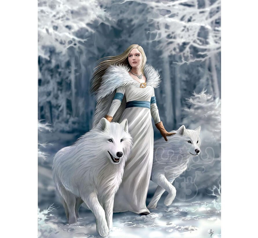 FINAL SALE Clementoni Anne Stokes - Winter Guardians Puzzle 1000pcs - ORIGINAL BOX SIZE
