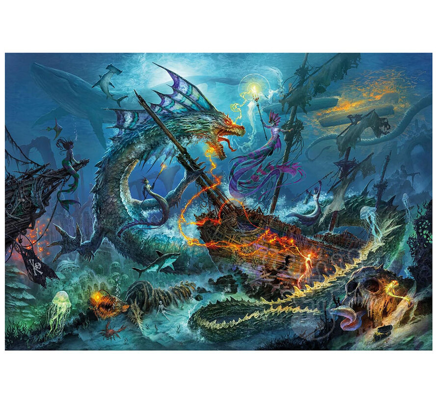 Clementoni The Underwater Battle Puzzle 3000pcs