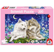 Schmidt Schmidt Cuddly Wolf Friends Puzzle 200pcs