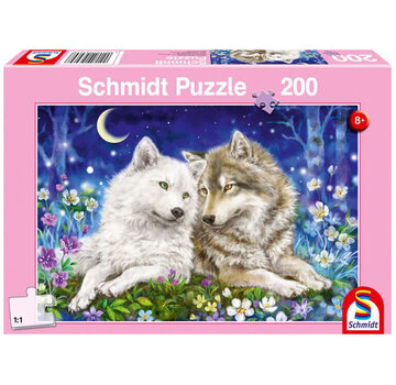 Schmidt Schmidt Cuddly Wolf Friends Puzzle 200pcs