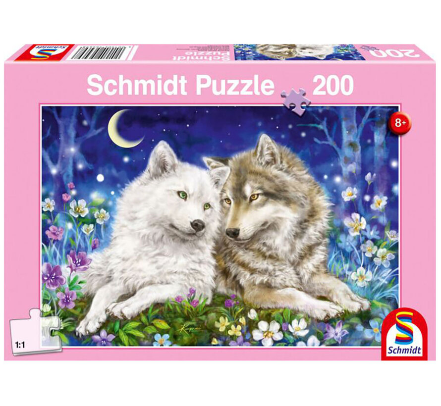 Schmidt Cuddly Wolf Friends Puzzle 200pcs