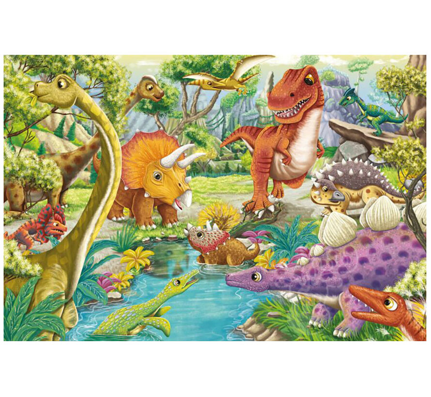 Schmidt Dinosaur Fun Puzzle 3 x 24pcs