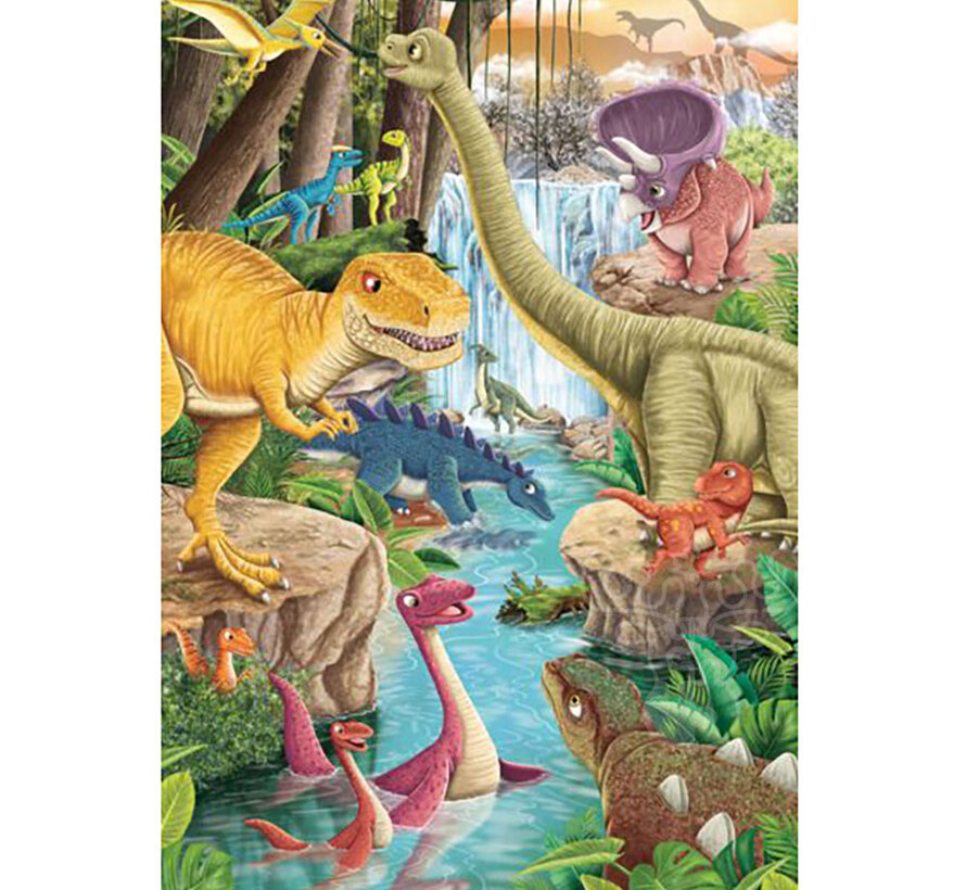 Schmidt Dinosaur Fun Puzzle 3 x 24pcs