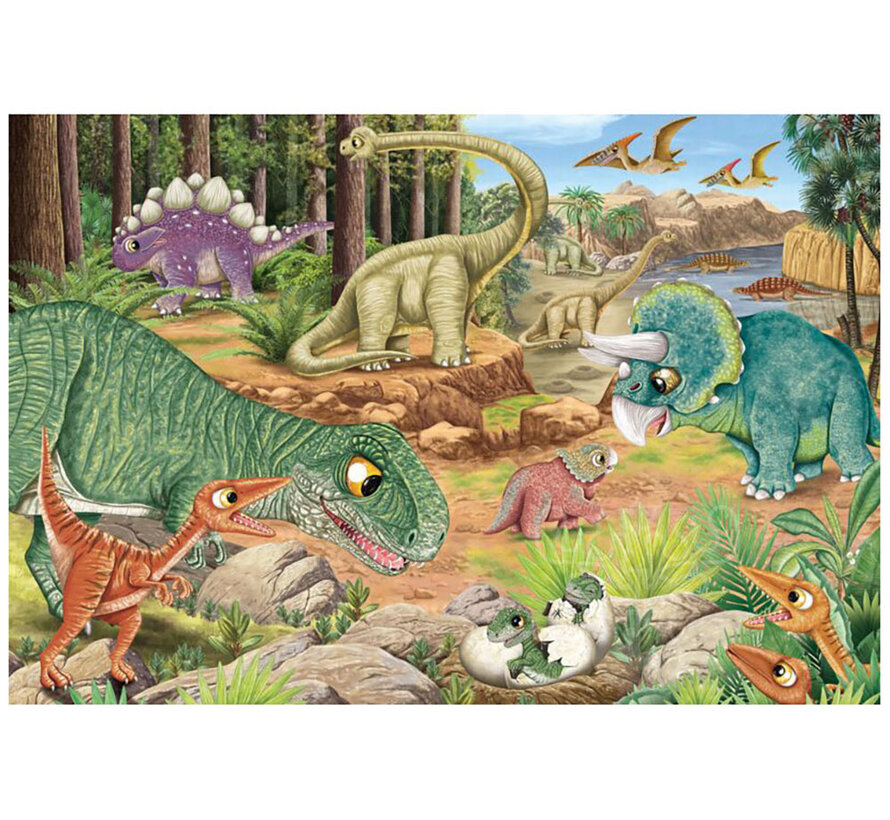 Schmidt Dinosaur Fun Puzzle 3 x 24pcs