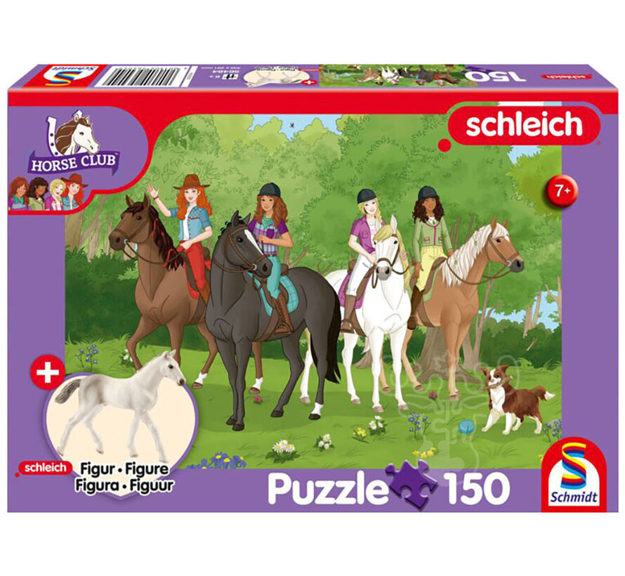 FINAL SALE Schmidt Trip to the Countryside Puzzle 150pcs + Schleich figurine
