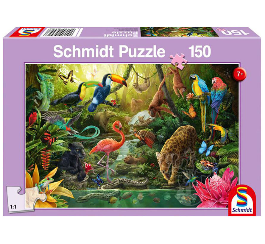 Schmidt Jungle dwellers Puzzle 150pcs