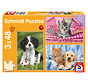 Schmidt My cutest baby animals Puzzle 3 x 48pcs