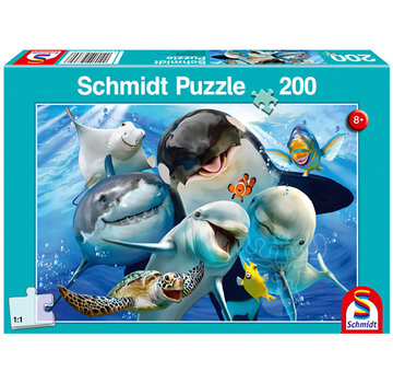 Schmidt Schmidt Underwater friends Puzzle 200pcs
