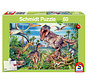 Schmidt Amongst the Dinosaurs Puzzle 60pcs