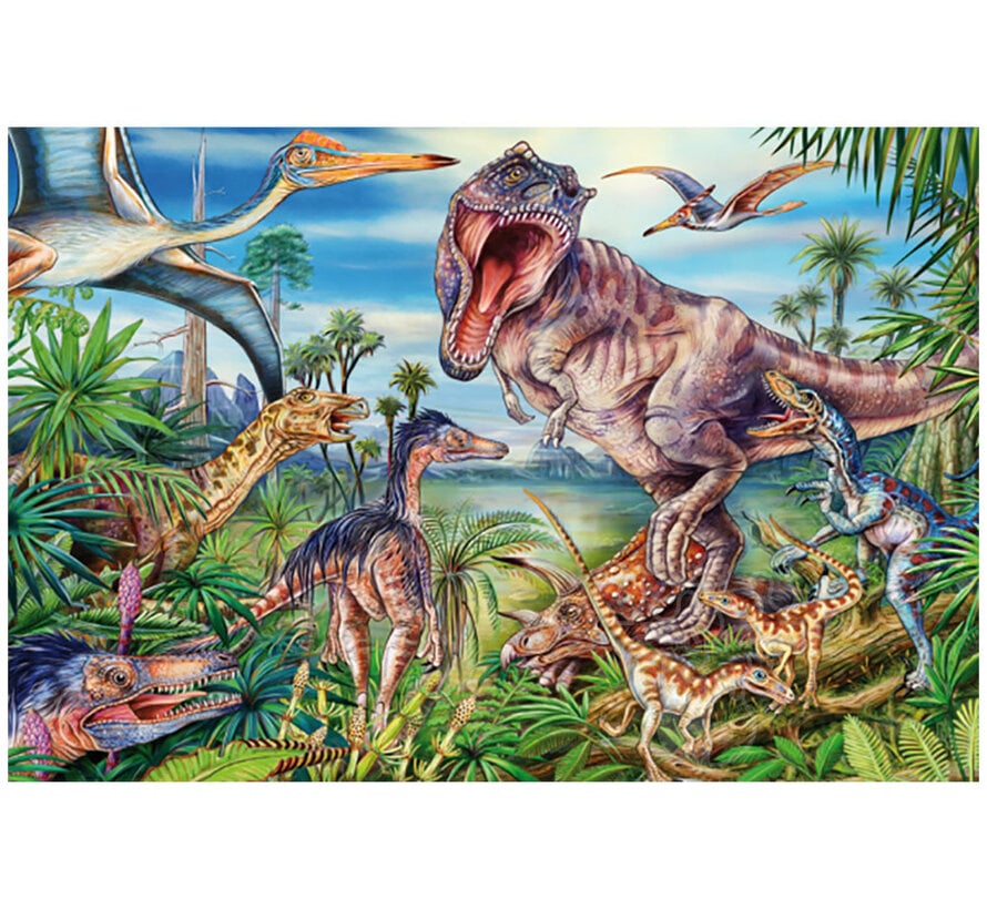 Schmidt Amongst the Dinosaurs Puzzle 60pcs