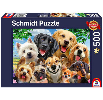 Schmidt Schmidt Dog Selfie Puzzle 500pcs