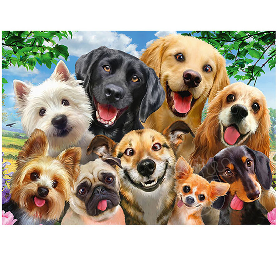 Schmidt Dog Selfie Puzzle 500pcs