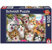 Schmidt Schmidt Cat Selfie Puzzle 500pcs