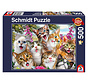 Schmidt Cat Selfie Puzzle 500pcs