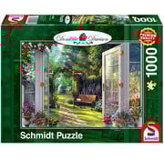 Schmidt FINAL SALE Schmidt View of the Enchanted Garden Puzzle 1000pcs