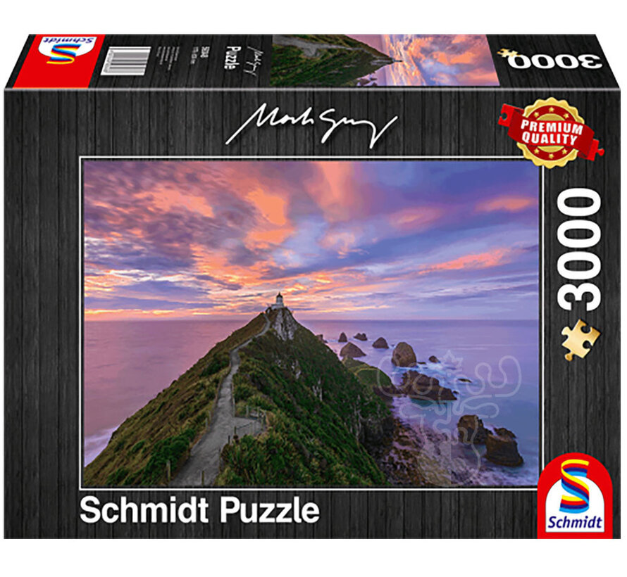 Schmidt Nugget Point Lighthouse, The Catlins, South Island - New Zealand Puzzle 3000pcs