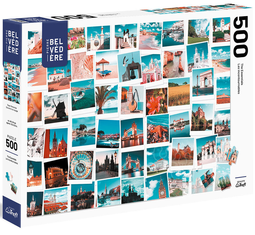 FINAL SALE Pierre Belvedere Travel Memories Puzzle 500pcs