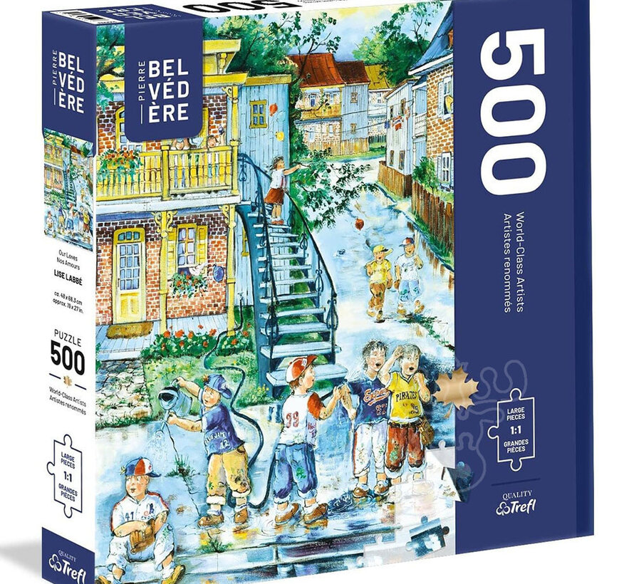 FINAL SALE Pierre Belvedere Labbé: Our Loves Puzzle 500pcs Large Pieces