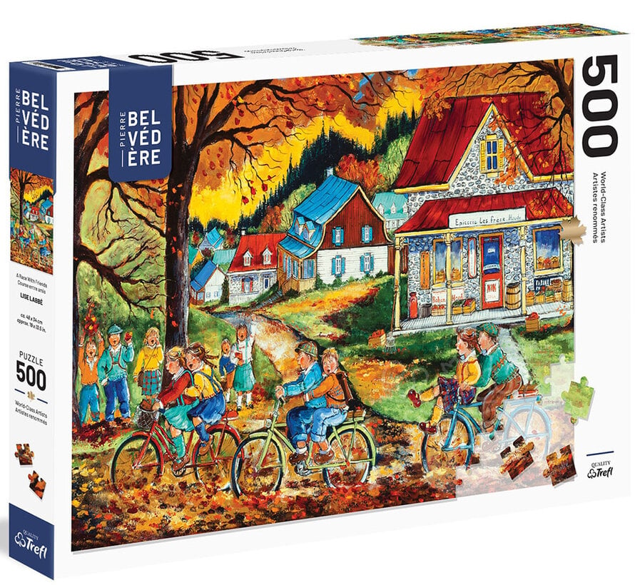 Pierre Belvedere Labbé: A Race with Friends Puzzle 500pcs