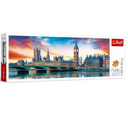 Trefl FINAL SALE Trefl Big Ben and Palace of Westminster, London Panorama Puzzle 500pcs