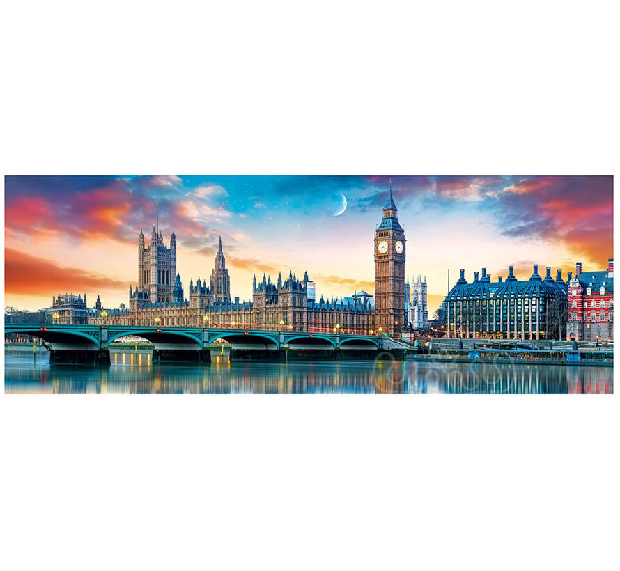FINAL SALE Trefl Big Ben and Palace of Westminster, London Panorama Puzzle 500pcs
