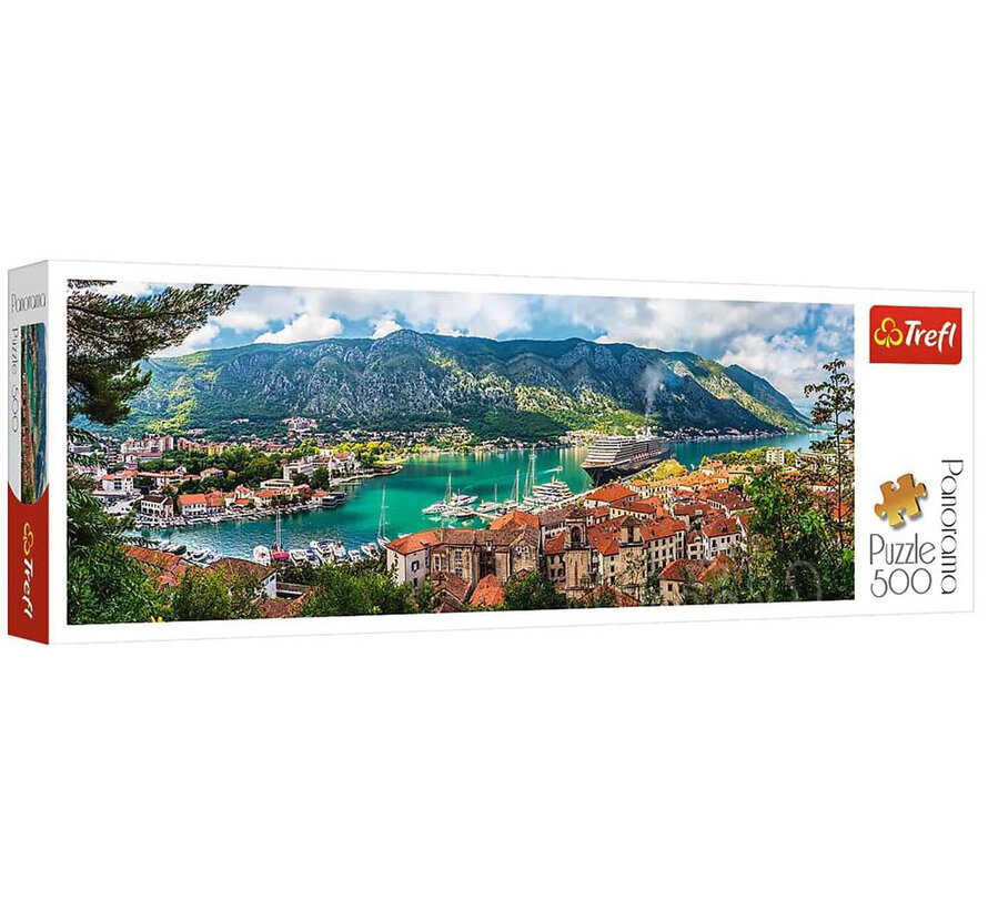 FINAL SALE Trefl Kotor, Montenegro Panorama Puzzle 500pcs