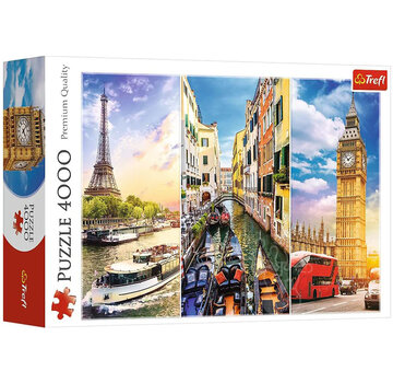 Trefl Trefl Trip around Europe Puzzle 4000pcs