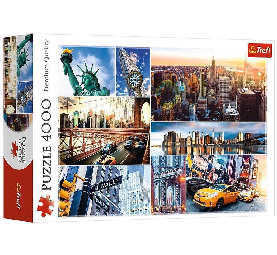 Trefl New York - collage Puzzle 4000pcs