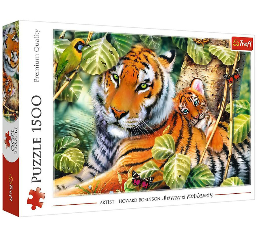 FINAL SALE Trefl Two tigers Puzzle 1500pcs