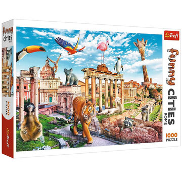 Trefl Trefl Funny Cities: Wild Rome Puzzle 1000pcs