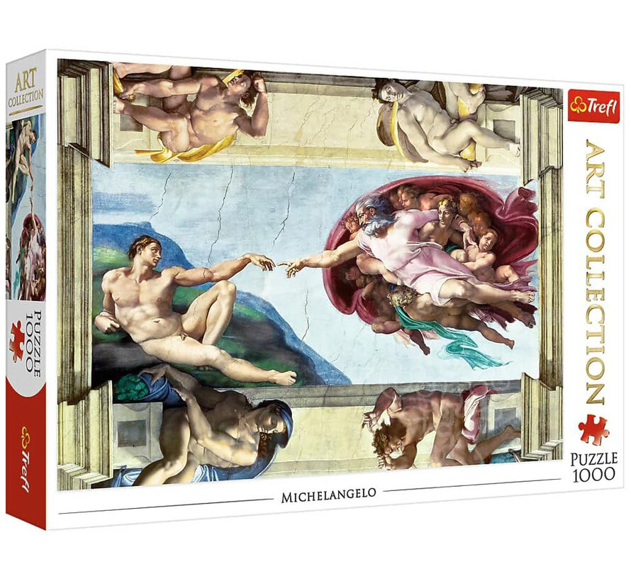Trefl Art Collection  Michelangelo: The Creation of Adam Puzzle 1000pcs