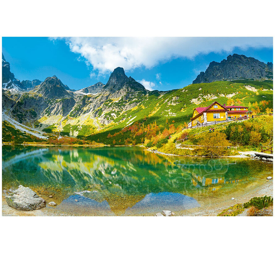 Trefl Belvedere Shelter over the Green Pond, Tatras, Slovakia Puzzle 1000pcs