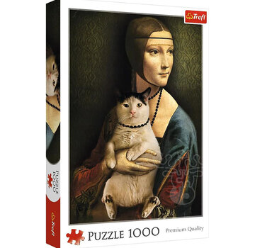 Trefl Trefl Lady with a Cat Puzzle 1000pcs