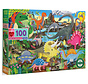 eeBoo Land of Dinosaurs Puzzle 100pcs