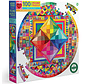 eeBoo Beauty of Color Round Puzzle 100pcs