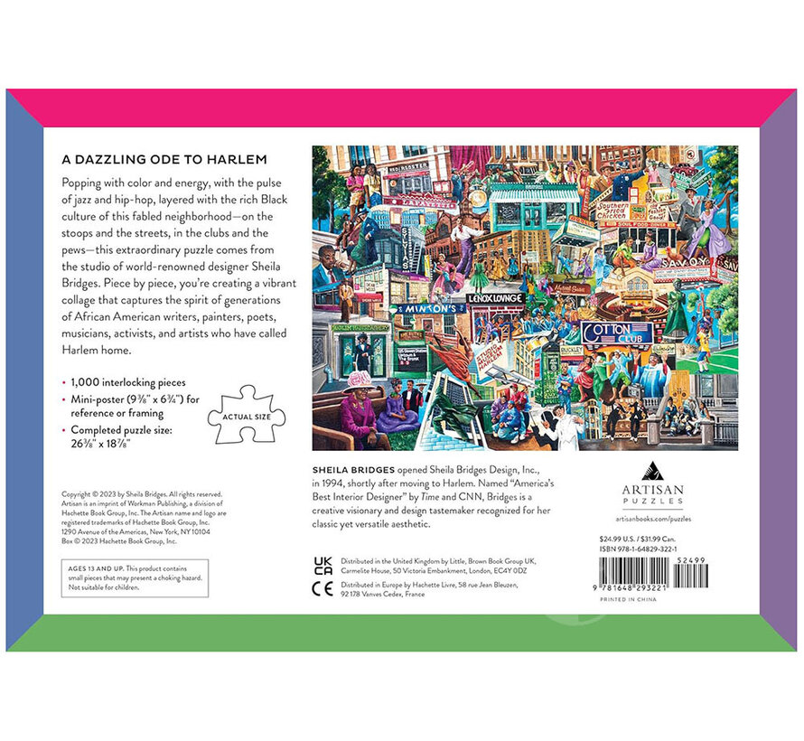 Artisan Sheila Bridges: Harlem Puzzle 1000pcs