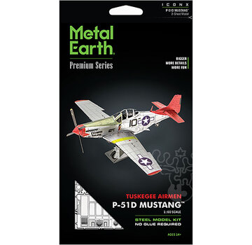 Metal Earth Metal Earth Iconix Tuskegee Airmen P-51D MustangTM “Duchess Arlene” Model Kit