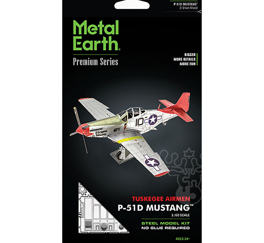Metal Earth Iconix Tuskegee Airmen P-51D MustangTM “Duchess Arlene” Model Kit