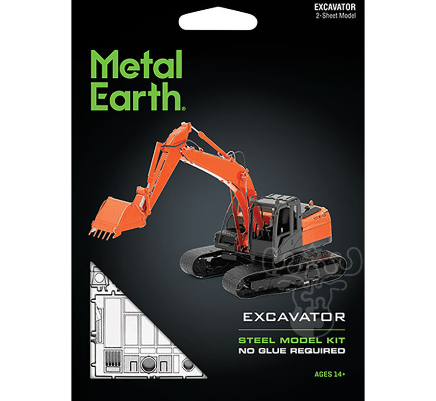 Metal Earth Excavator (Orange) Model Kit