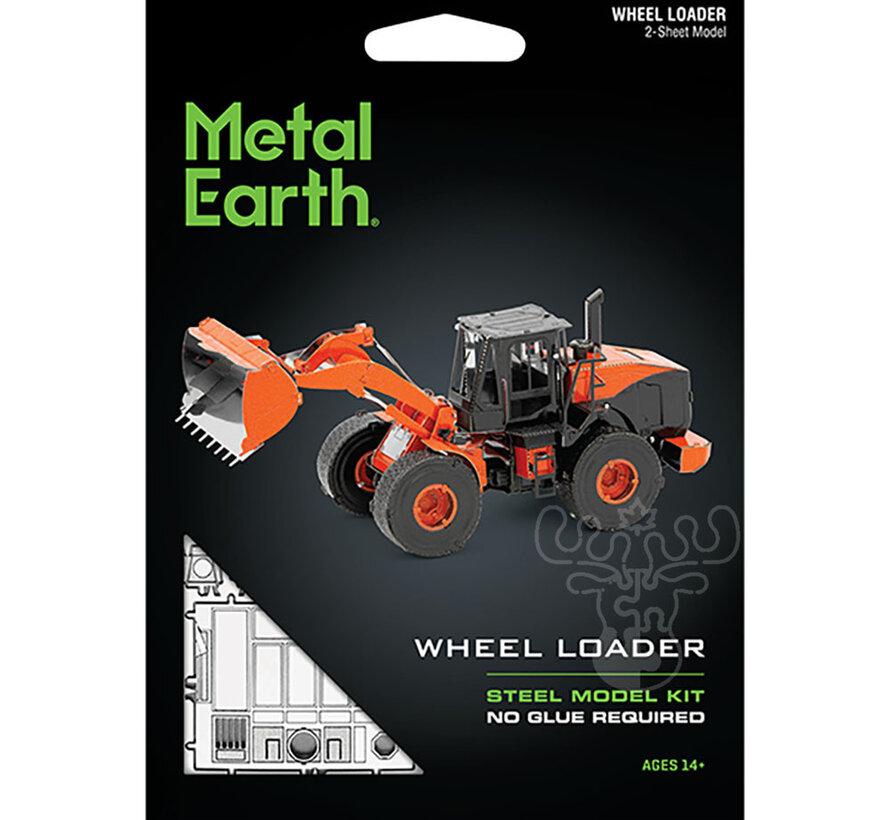 Metal Earth Wheel Loader (Orange) Model Kit