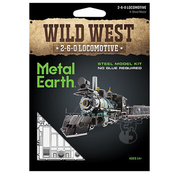 Metal Earth Metal Earth Wild West 2-6-0 Locomotive Model Kit