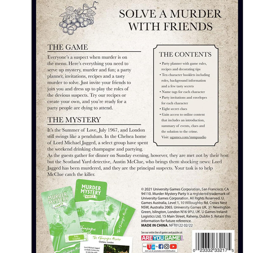 Murder Mystery Party: Champagne Murder