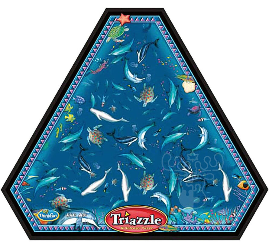 Triazzle BrainTeaser Puzzle Dolphins RETIRED