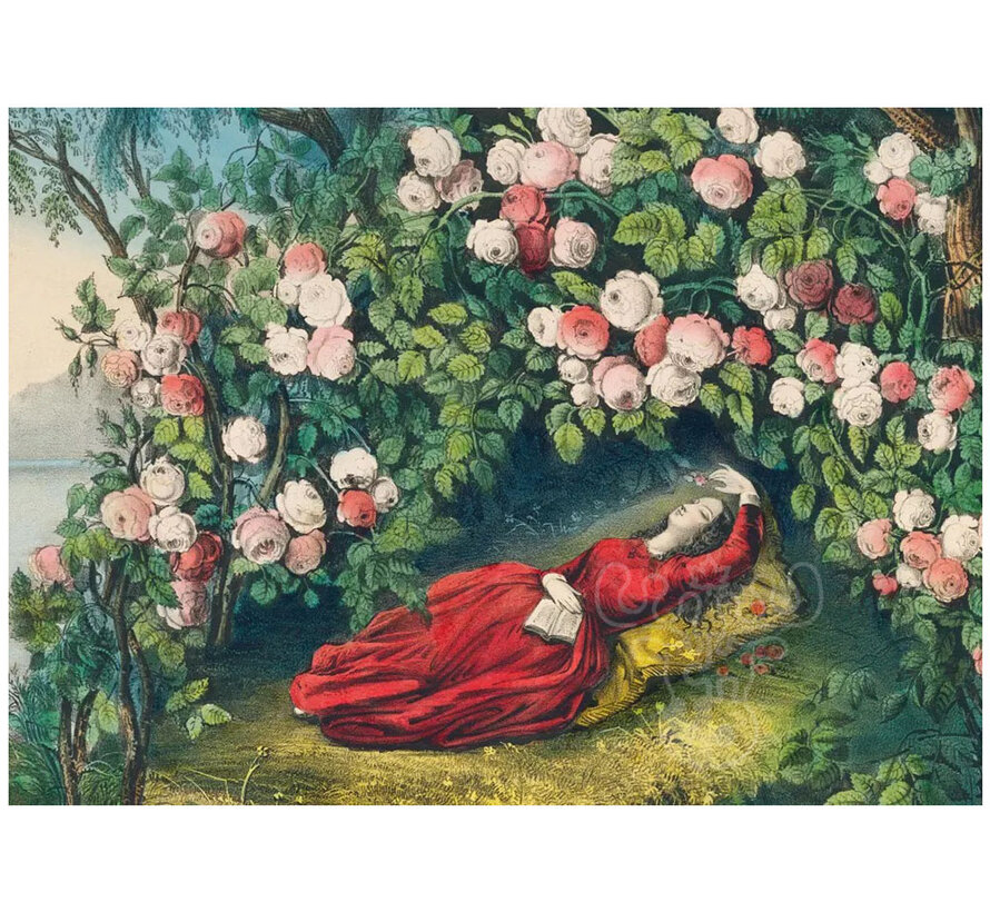 FINAL SALE Artisan John Derian Paper Goods: Bower of Roses Puzzle 1000pcs